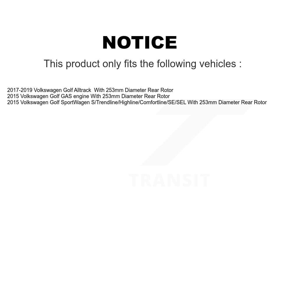 Transit Auto - K8S-105056 - Rear Disc Brake Kits image 19