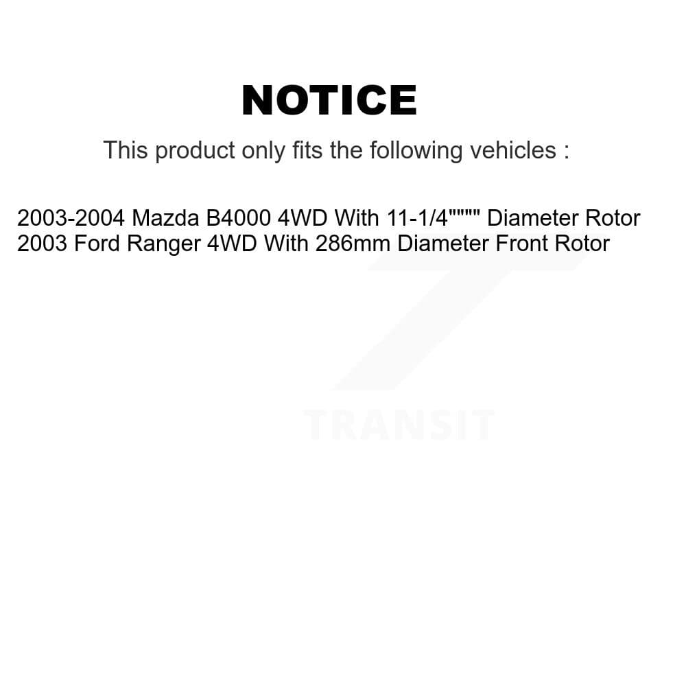 Transit Auto - K8T-100104 - Front Disc Brake Kits image 24