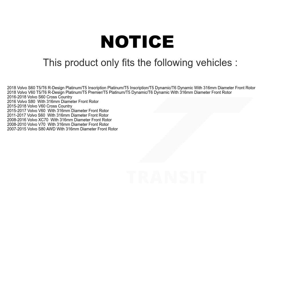Transit Auto - K8T-100564 - Front Disc Brake Kits image 24