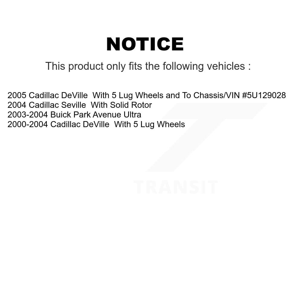 Transit Auto - K8T-100769 - Front and Rear Disc Brake Kits image 24