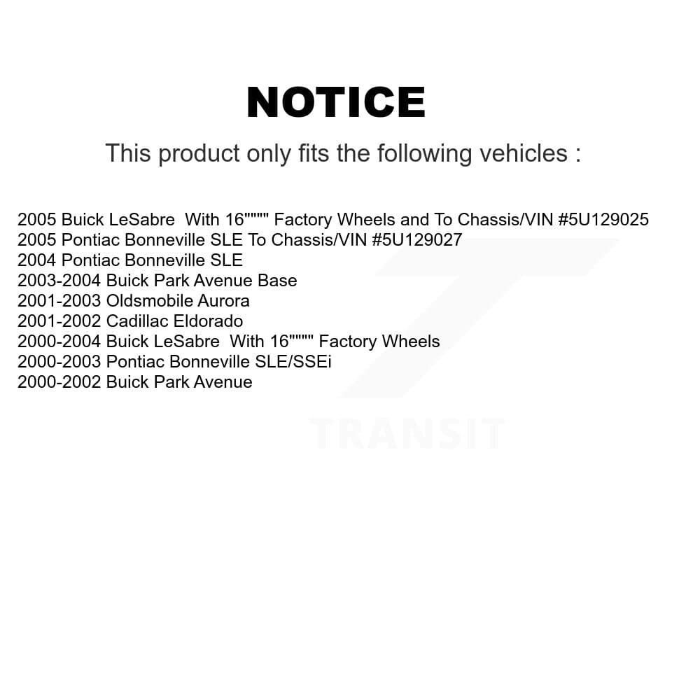 Transit Auto - K8T-100770 - Front and Rear Disc Brake Kits image 24