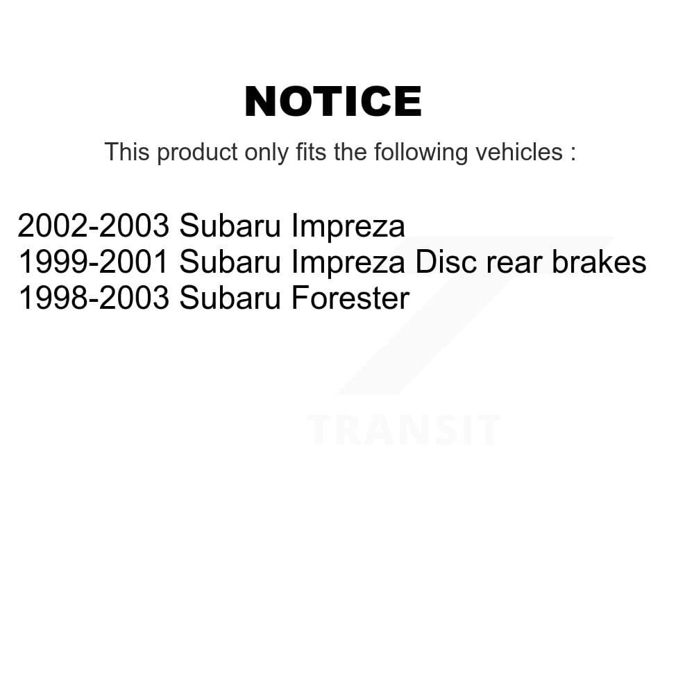 Transit Auto - K8T-101812 - Rear Disc Brake Kits image 24
