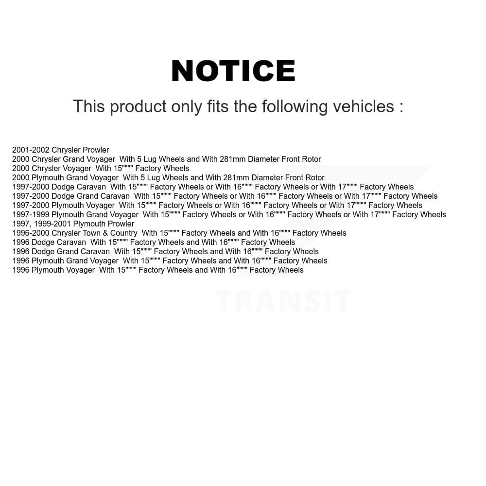 Transit Auto - K8T-105799 - Front Disc Brake Kits image 24