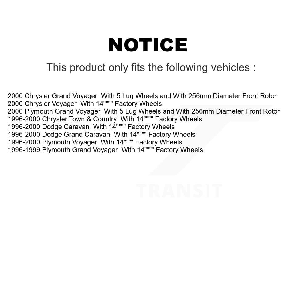 Transit Auto - K8T-105800 - Front Disc Brake Kits image 24