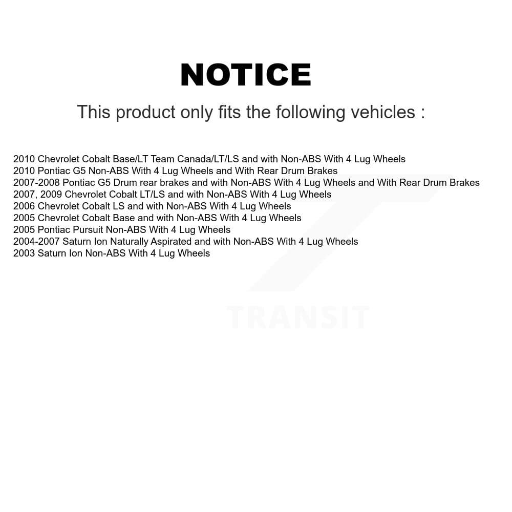 Transit Auto - KBB-104017 - Front Wheel Bearing and Hub Assembly Kits image 19