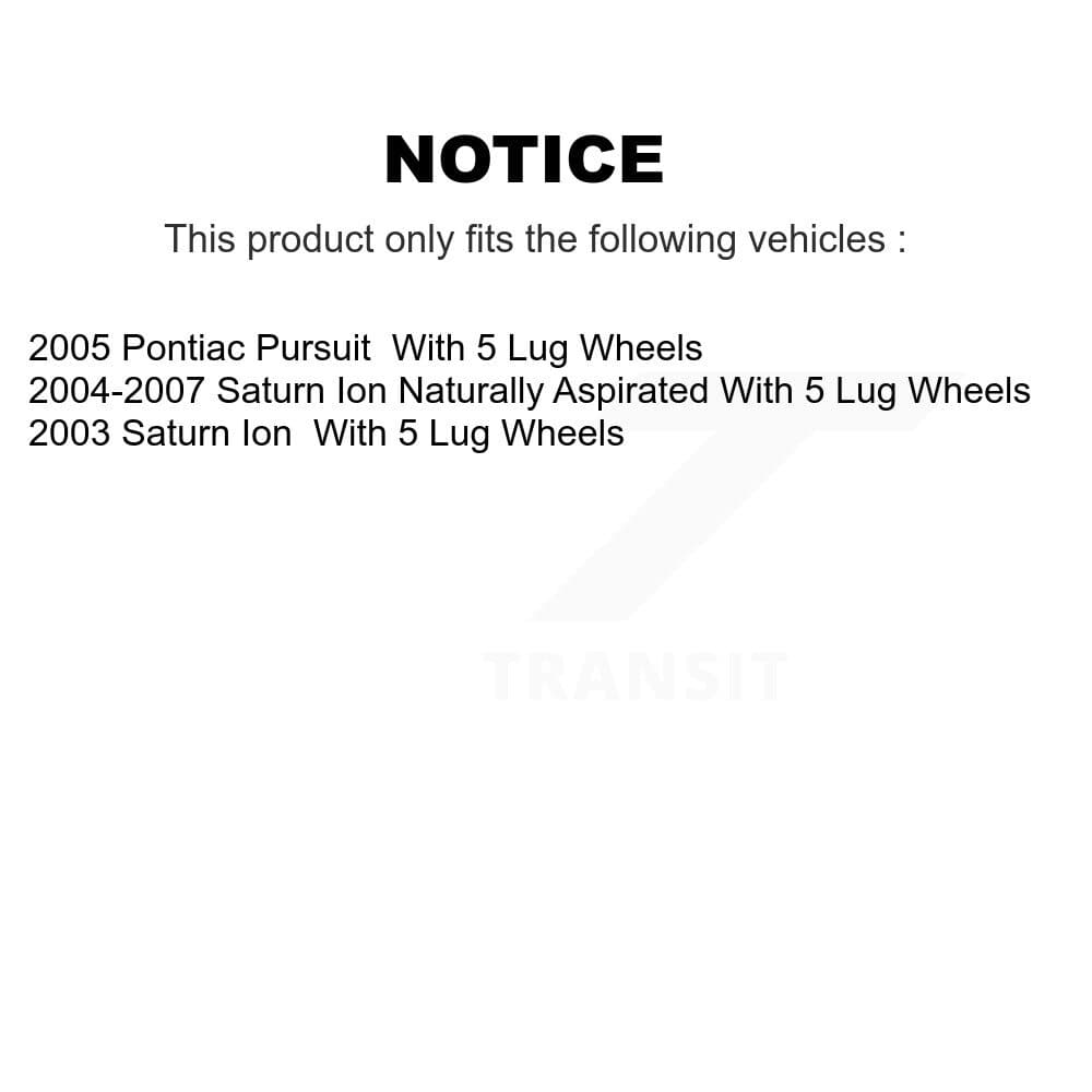 Transit Auto - KBB-104019 - Front Wheel Bearing and Hub Assembly Kits image 19
