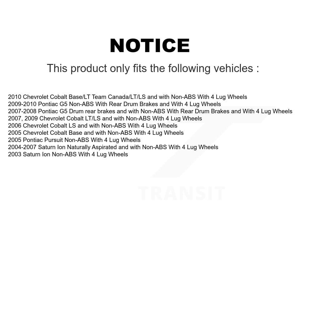 Transit Auto - KBB-104496 - Front Wheel Bearing and Hub Assembly Kits image 24