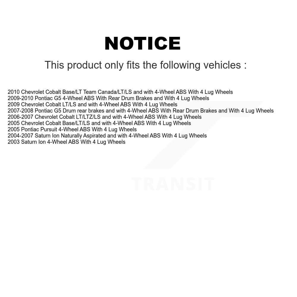 Transit Auto - KBB-105599 - Front Wheel Bearing and Hub Assembly Kits image 19
