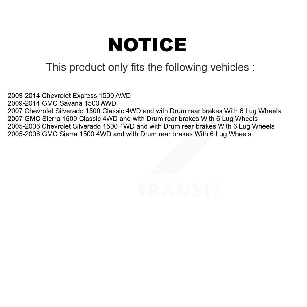 Transit Auto - KBB-105894 - Front Wheel Bearing and Hub Assembly Kits image 19