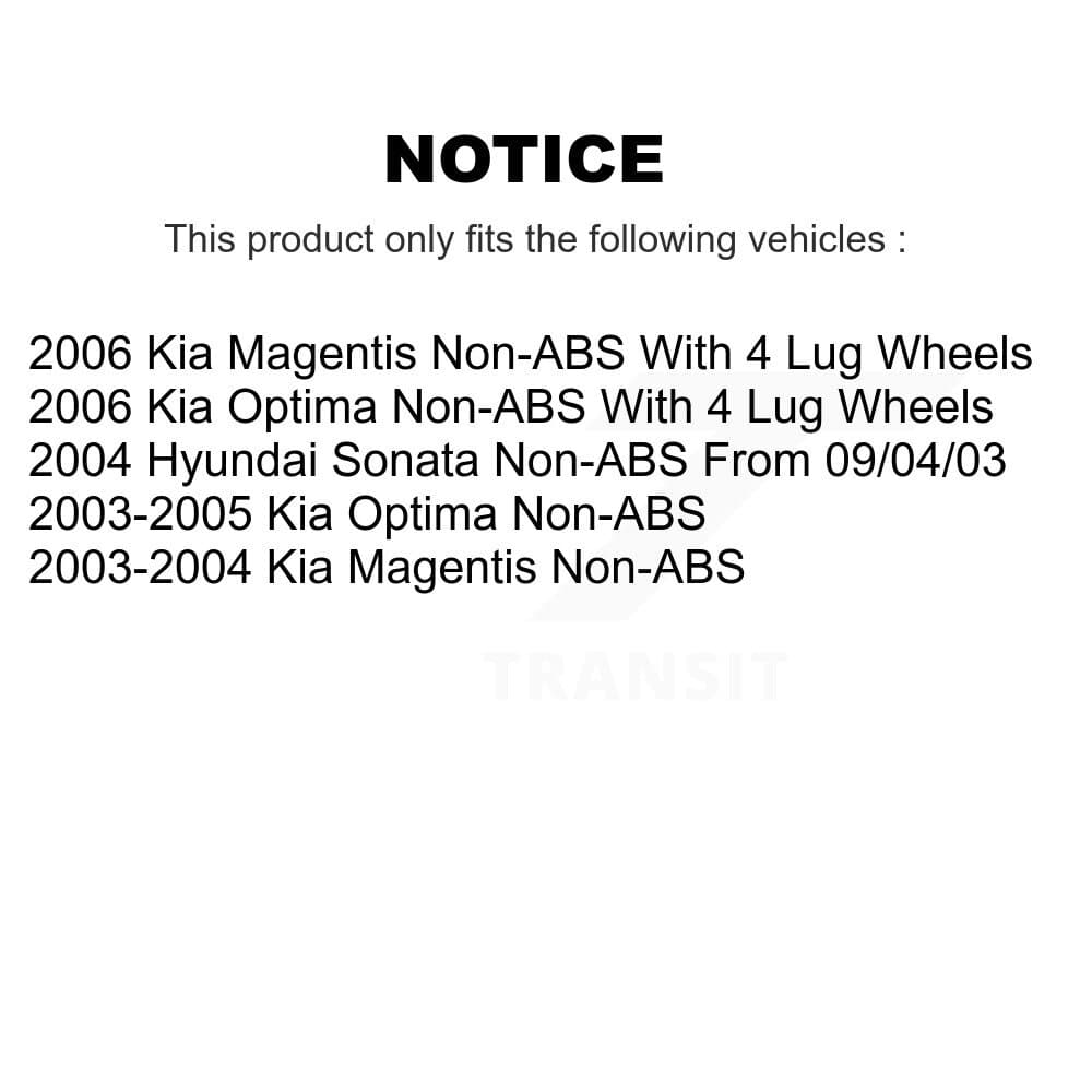 Transit Auto - KBB-106978 - Front and Rear Wheel Bearing Kits image 24
