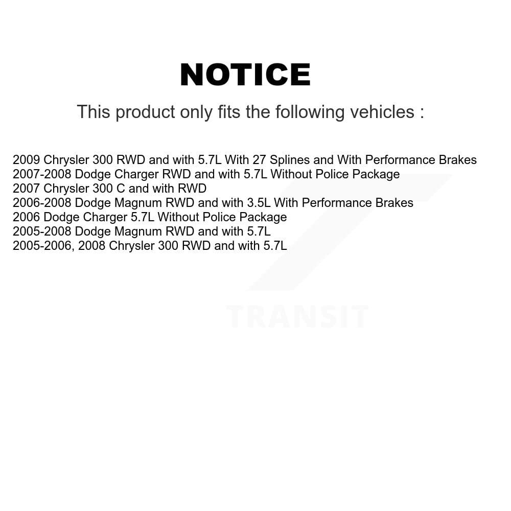 Transit Auto - KBB-108823 - Front and Rear Wheel Bearing and Hub Assembly Kits image 19