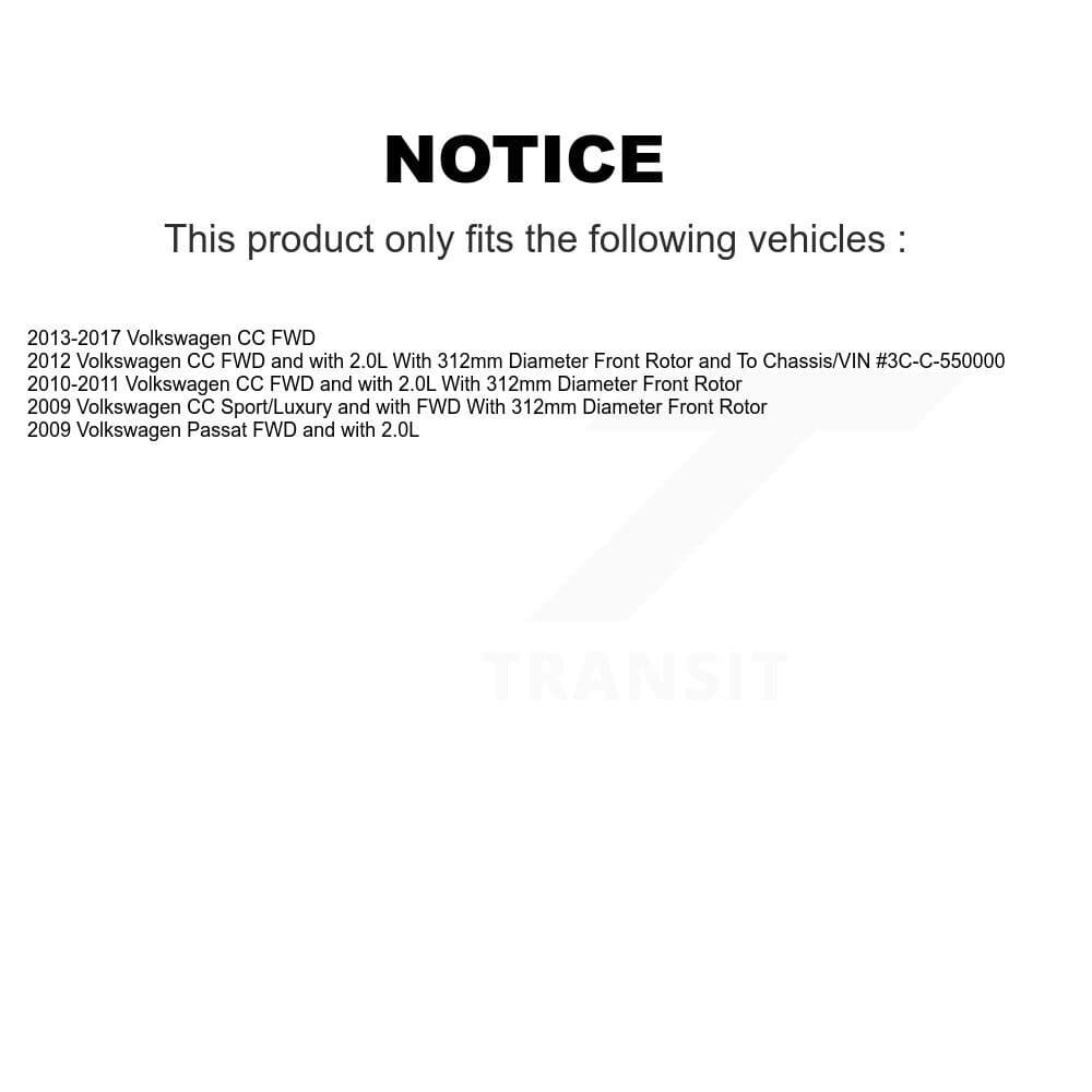 Transit Auto - KBB-109572 - Front and Rear Wheel Bearing and Hub Assembly Kits image 19