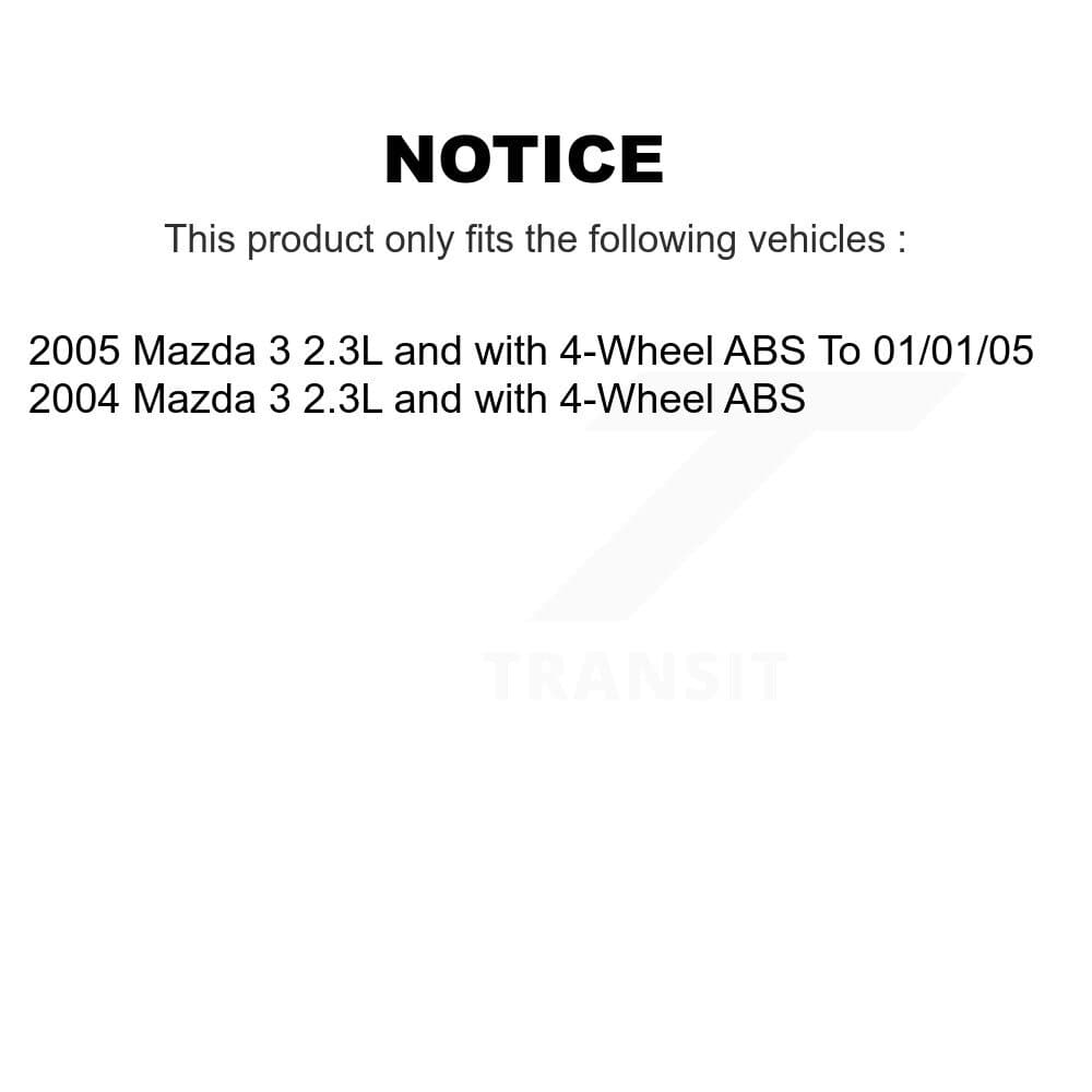 Transit Auto - KBB-109618 - Front and Rear Wheel Bearing and Hub Assembly Kits image 19