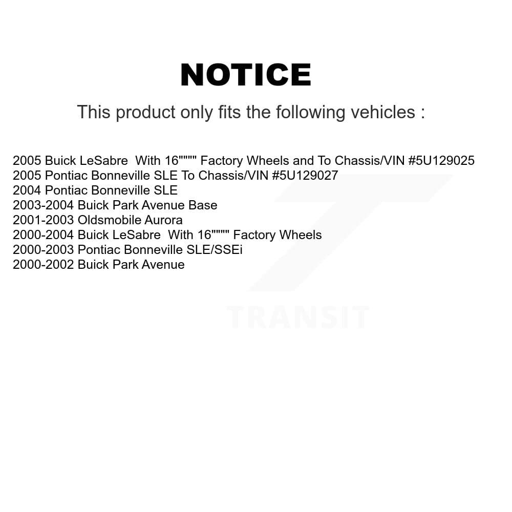 Transit Auto - KBB-110161 - Front and Rear Wheel Bearing and Hub Assembly Kits image 24
