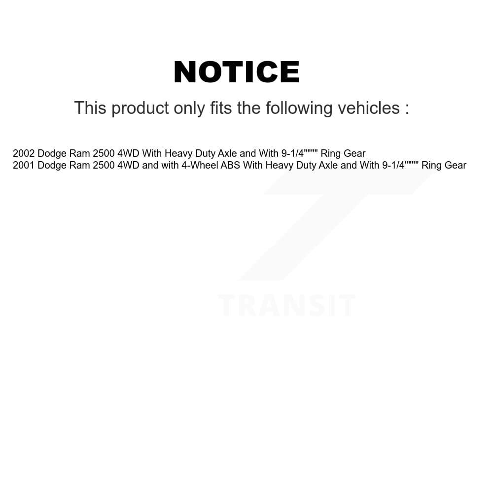 Transit Auto - KBB-110696 - Front and Rear Wheel Bearing and Hub Assembly Kits image 24