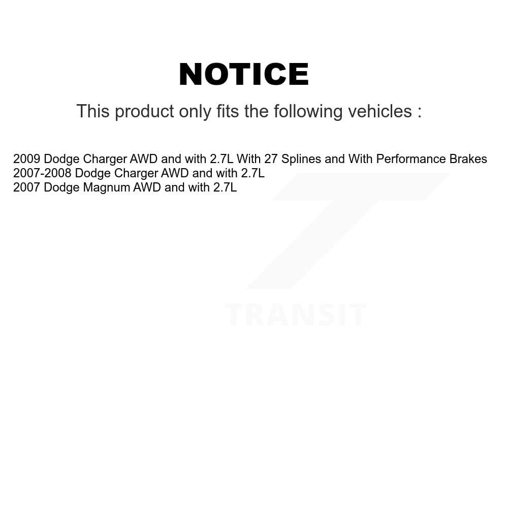 Transit Auto - KBB-110969 - Front and Rear Wheel Bearing and Hub Assembly Kits image 19