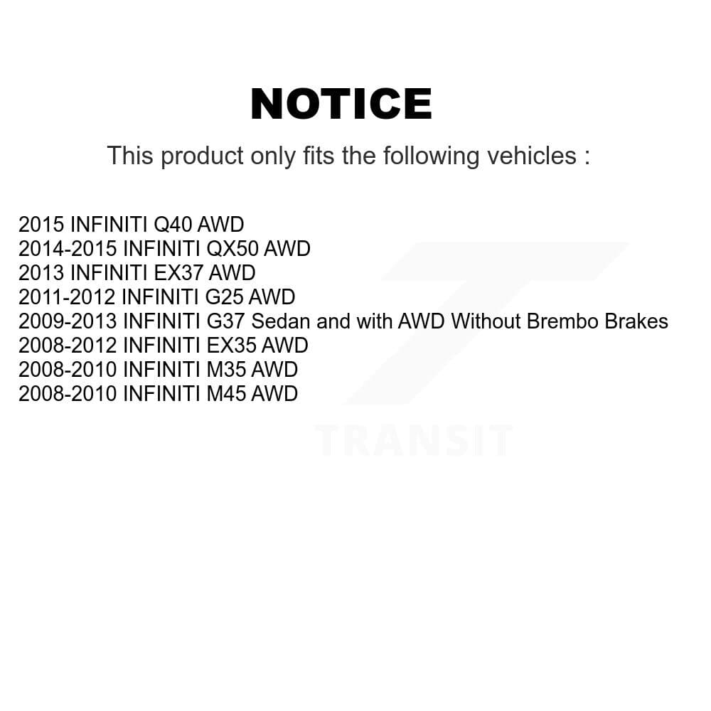 Transit Auto - KBB-111041 - Front and Rear Wheel Bearing and Hub Assembly Kits image 19