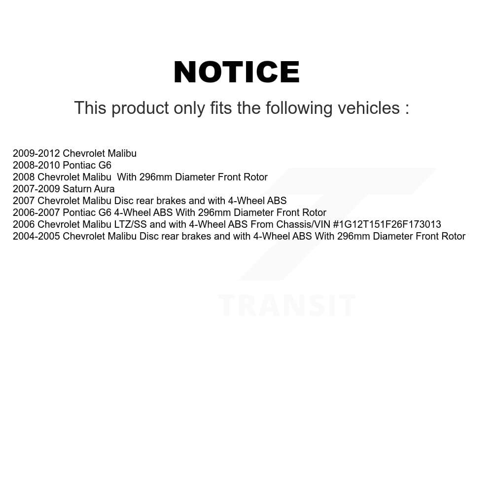 Transit Auto - KBB-111496 - Front and Rear Wheel Bearing and Hub Assembly Kits image 19