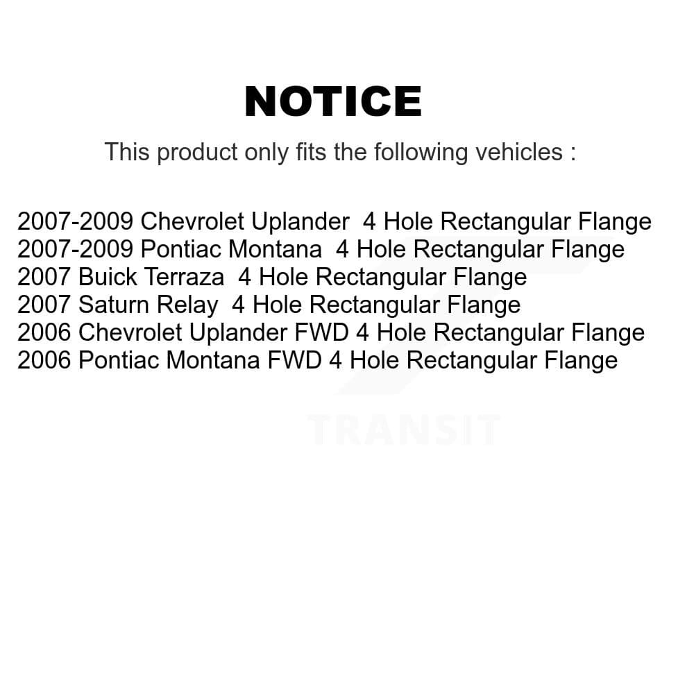 Transit Auto - KBB-111522 - Front and Rear Wheel Bearing and Hub Assembly Kits image 19