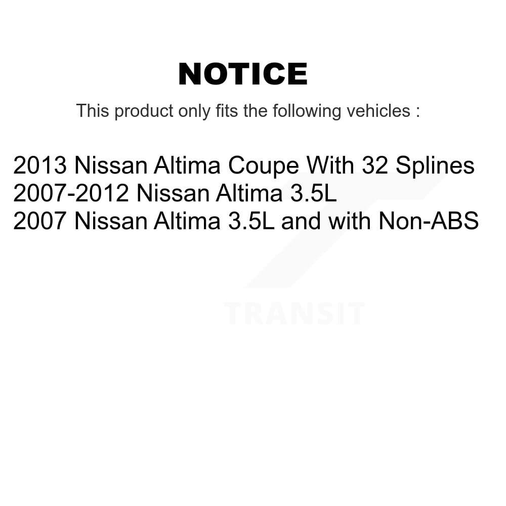 Transit Auto - KBB-111643 - Front and Rear Wheel Bearing and Hub Assembly Kits image 19