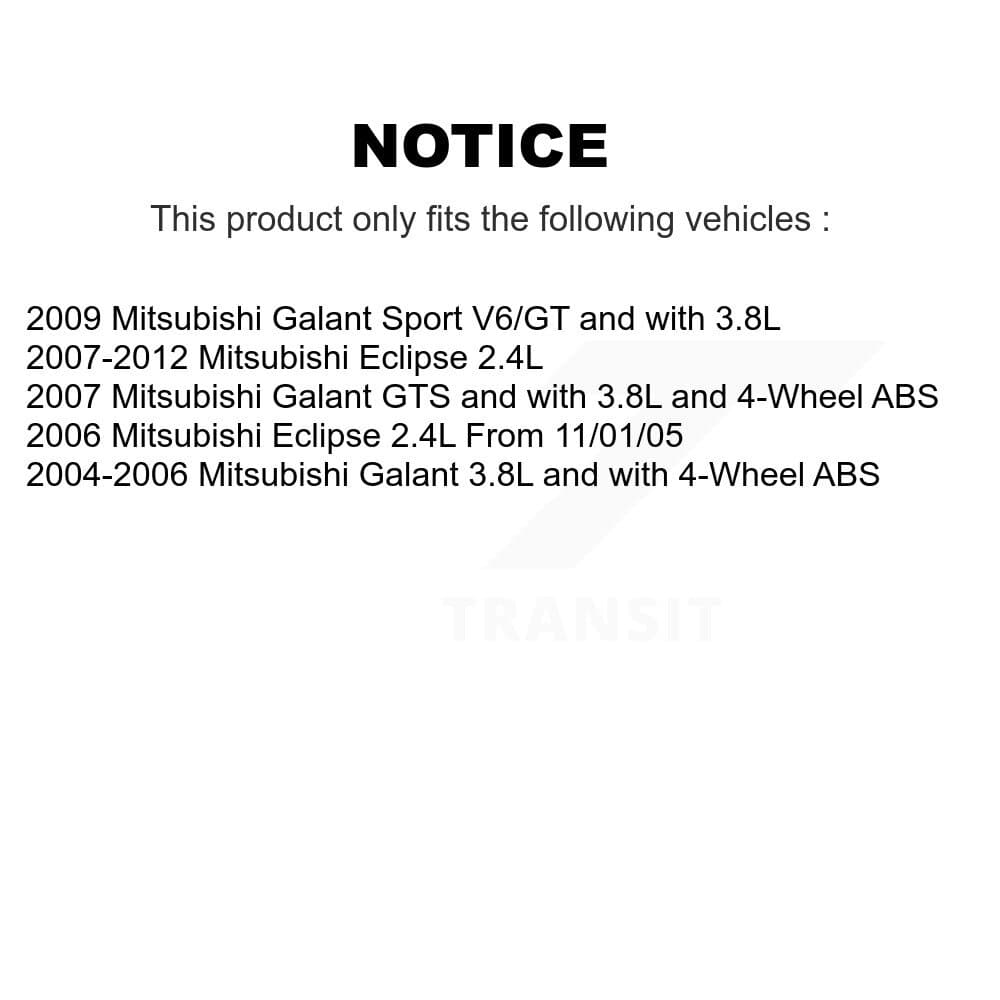 Transit Auto - KBB-112013 - Front and Rear Wheel Bearing and Hub Assembly Kits image 19
