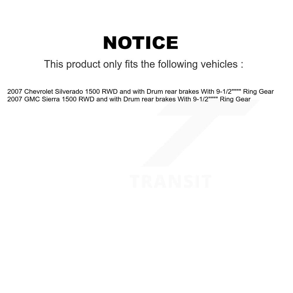 Transit Auto - KBB-112459 - Front and Rear Wheel Bearing and Hub Assembly Kits image 19