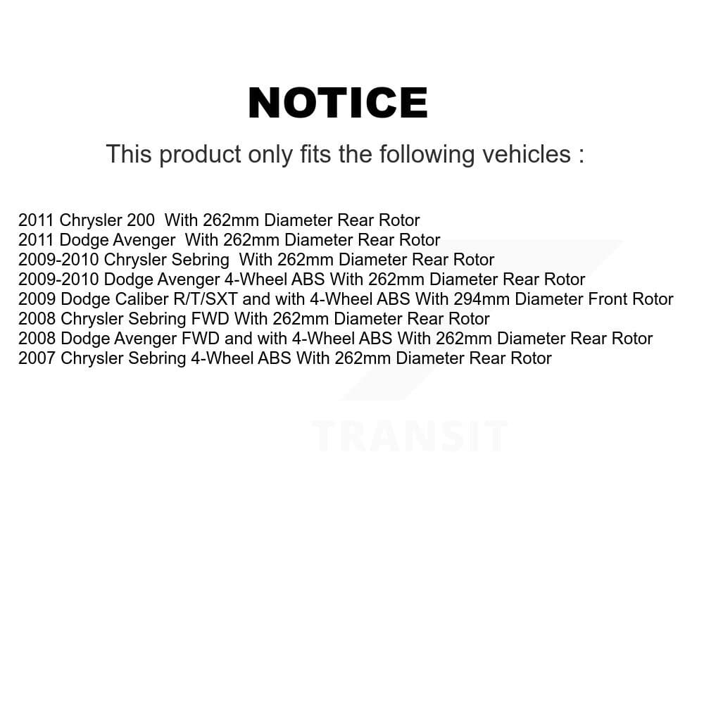 Transit Auto - KBB-112649 - Front and Rear Wheel Bearing and Hub Assembly Kits image 24