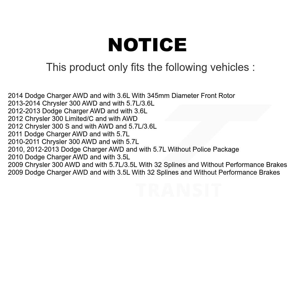 Transit Auto - KBB-112691 - Front and Rear Wheel Bearing and Hub Assembly Kits image 24