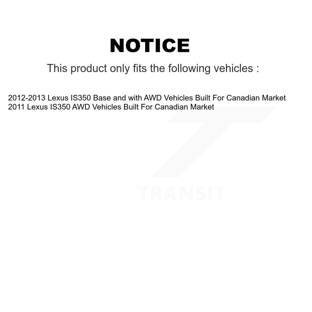 Transit Auto - KBB-112922 - Front and Rear Wheel Bearing and Hub Assembly Kits image 24