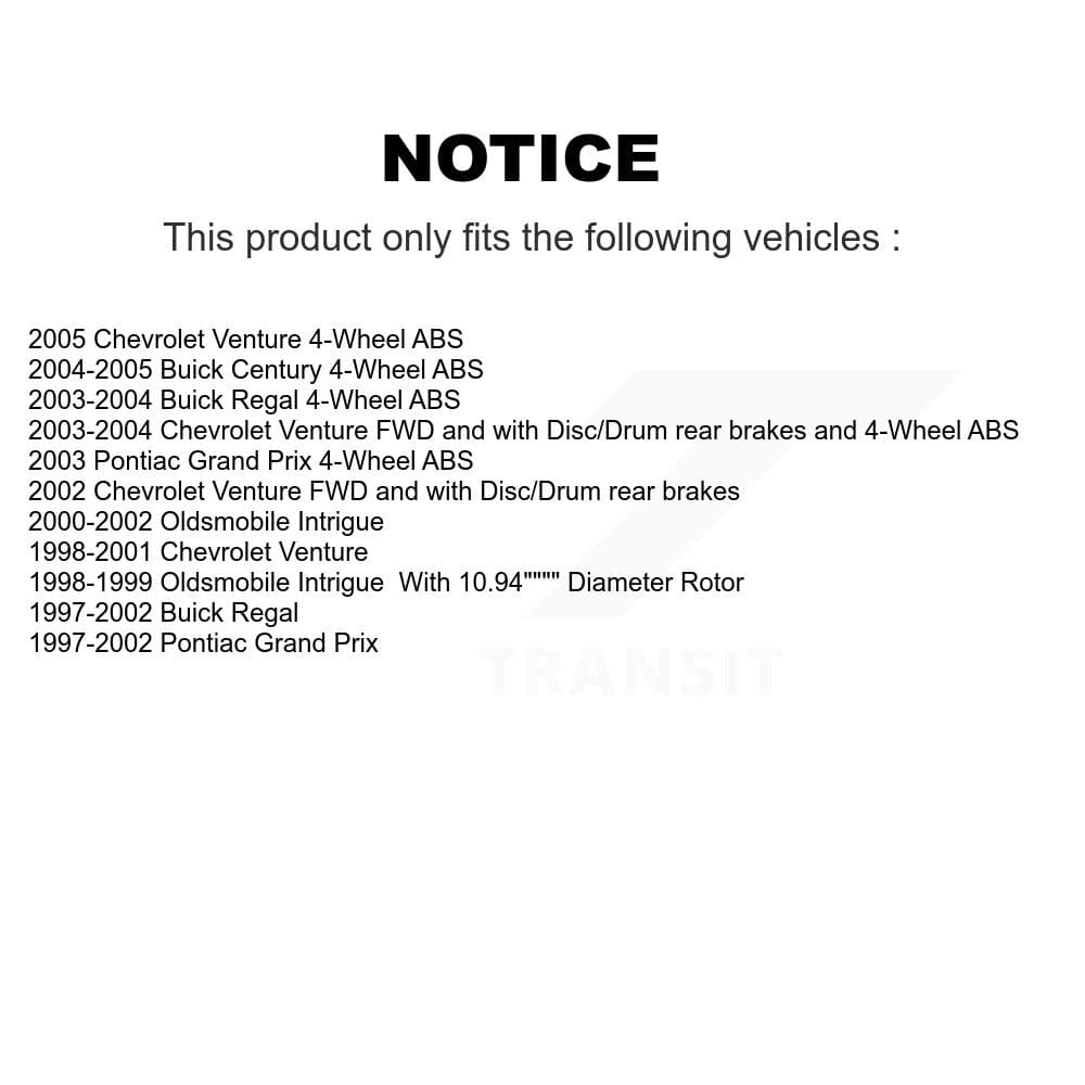 Transit Auto - KBB-115054 - Front and Rear Wheel Bearing and Hub Assembly Kits image 19