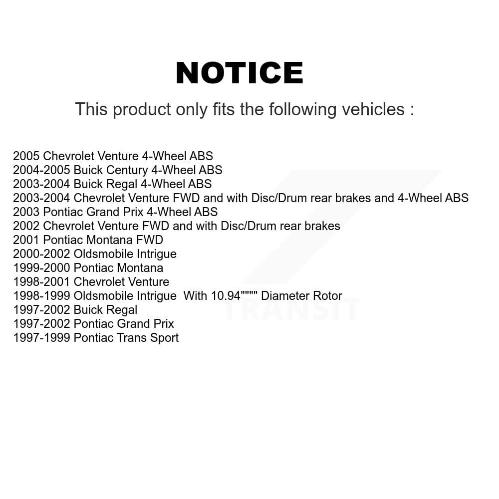 Transit Auto - KBB-115343 - Front and Rear Wheel Bearing and Hub Assembly Kits image 19