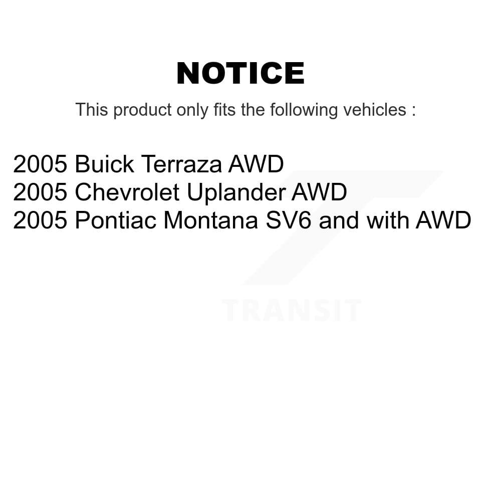 Transit Auto - KBB-116296 - Front and Rear Wheel Bearing and Hub Assembly Kits image 24