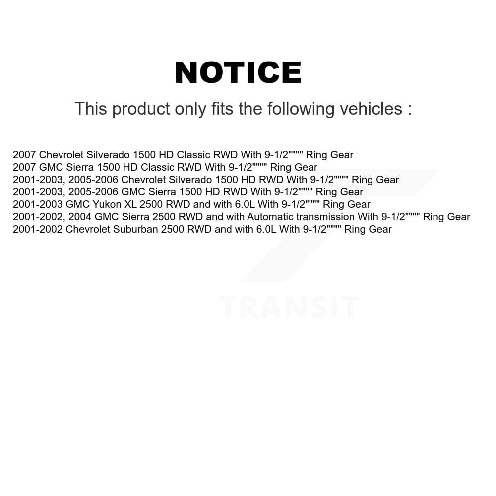 Transit Auto - KBB-119579 - Front and Rear Wheel Bearing and Hub Assembly Kits image 19