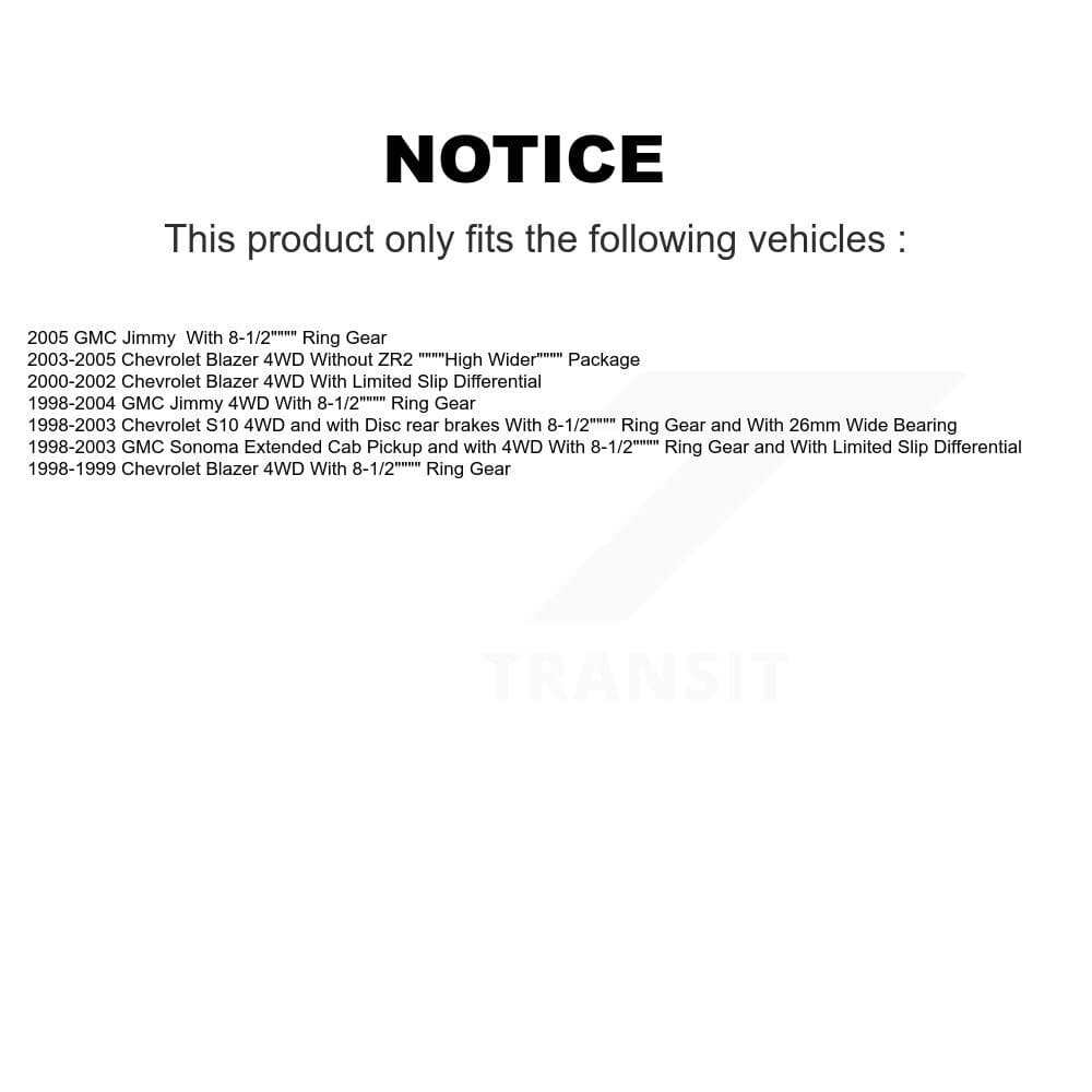 Transit Auto - KBB-119672 - Front and Rear Wheel Bearing and Hub Assembly Kits image 19