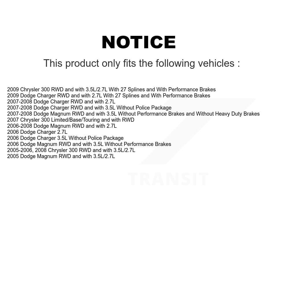 Transit Auto - KBB-119849 - Front and Rear Wheel Bearing and Hub Assembly Kits image 19