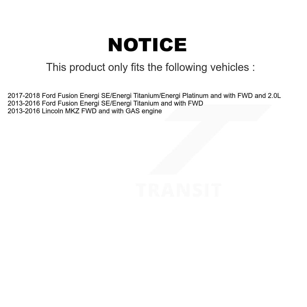 Transit Auto - KBB-119876 - Front and Rear Wheel Bearing and Hub Assembly Kits image 19
