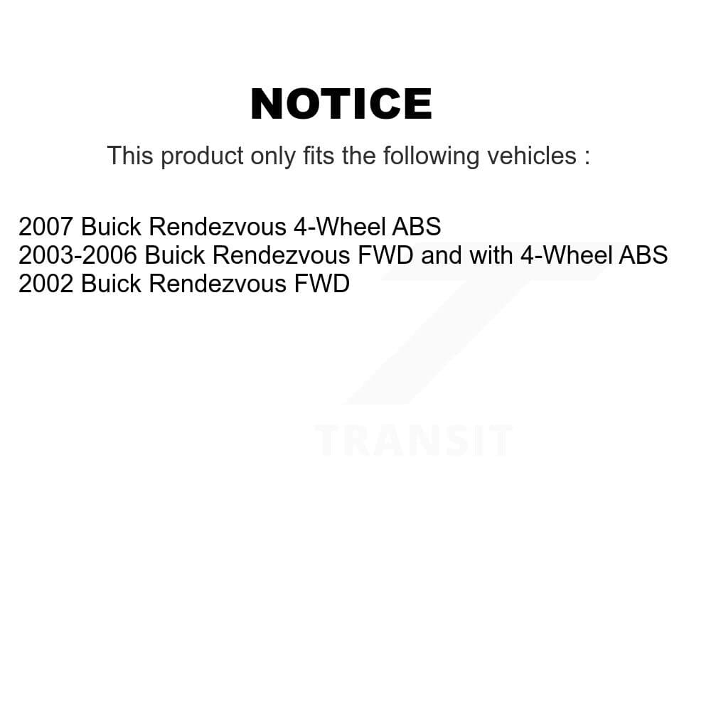 Transit Auto - KBB-120880 - Front and Rear Wheel Bearing and Hub Assembly Kits image 19