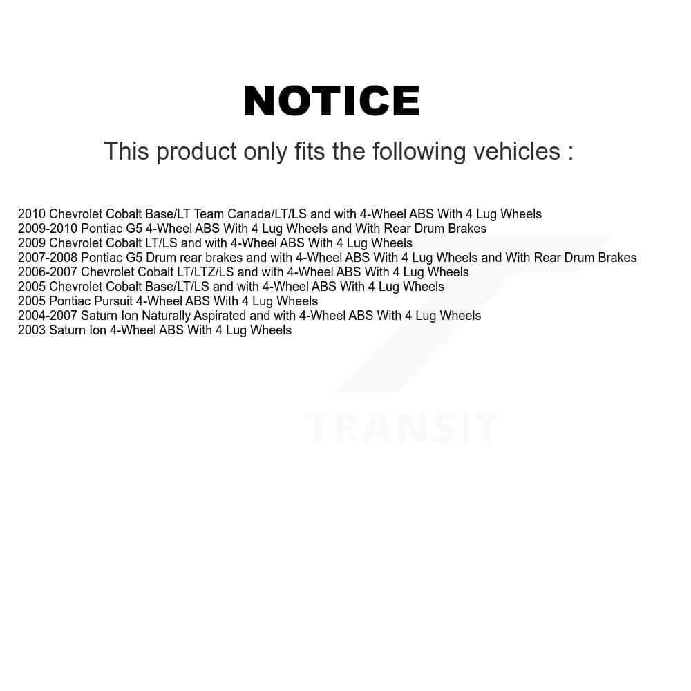 Transit Auto - KBB-121238 - Front Wheel Bearing and Hub Assembly Kits image 19