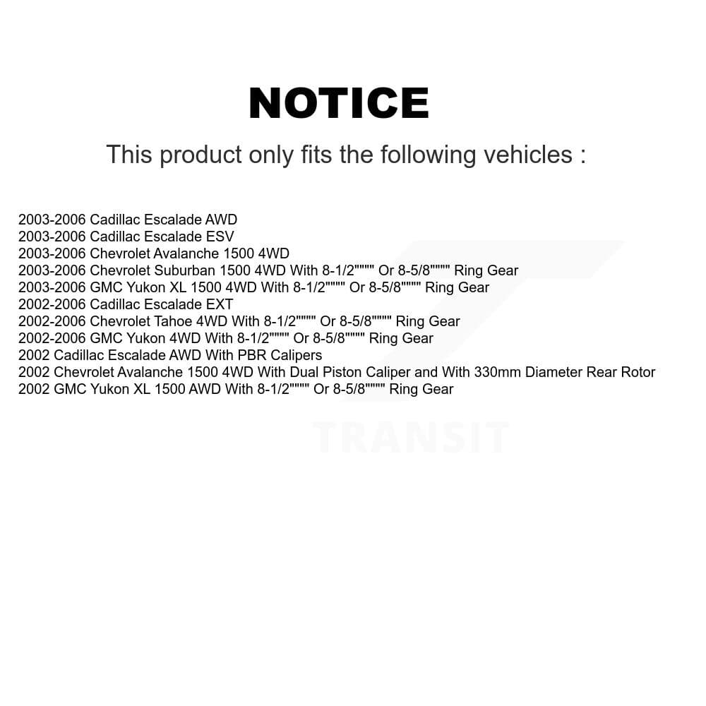 Transit Auto - KBB-121594 - Front and Rear Wheel Bearing and Hub Assembly Kits image 19