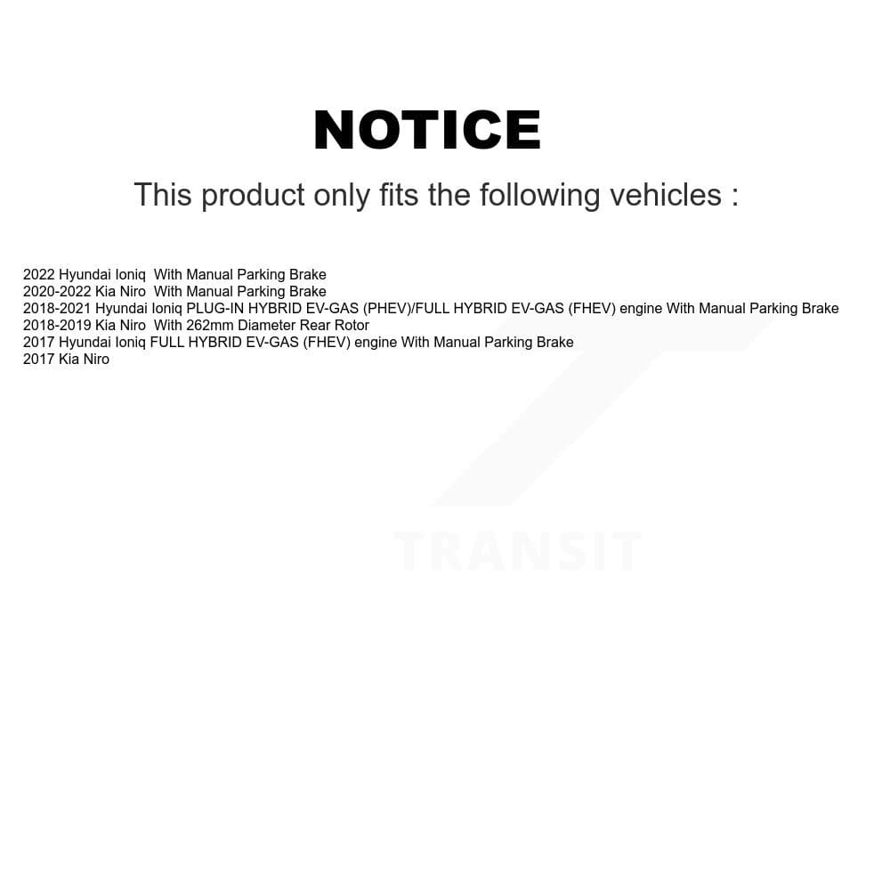 Transit Auto - KBB-122817 - Front and Rear Wheel Bearing and Hub Assembly Kits image 24