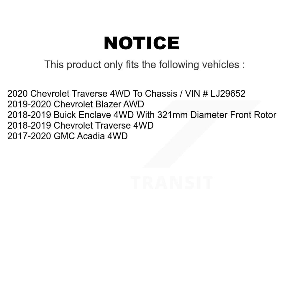 Transit Auto - KBB-123571 - Front and Rear Wheel Bearing and Hub Assembly Kits image 19