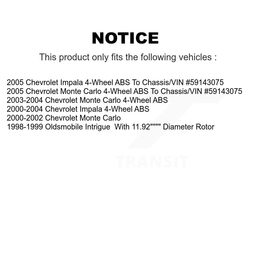 Transit Auto - KBB-123621 - Front and Rear Wheel Bearing and Hub Assembly Kits image 19