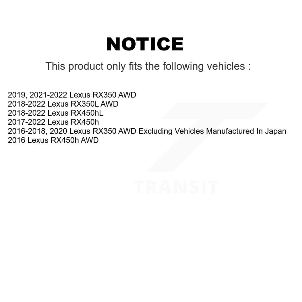 Transit Auto - KBB-125966 - Front and Rear Wheel Bearing and Hub Assembly Kits image 19