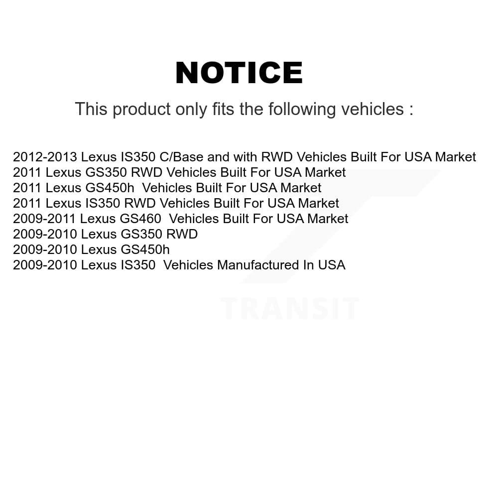 Transit Auto - KBB-129085 - Front and Rear Wheel Bearing and Hub Assembly Kits image 19