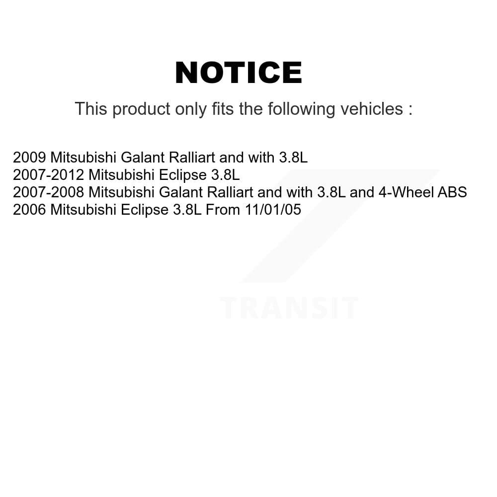 Transit Auto - KBB-129918 - Front and Rear Wheel Bearing and Hub Assembly Kits image 24