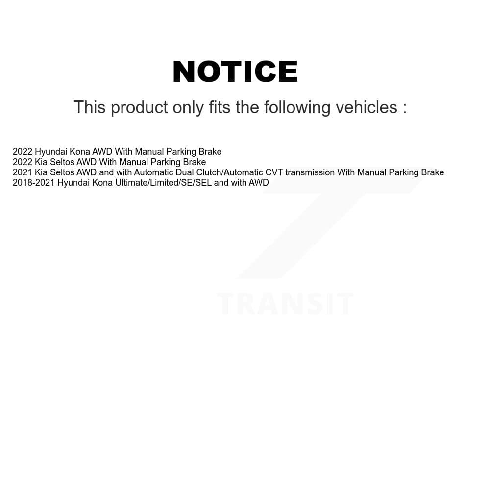 Transit Auto - KBB-131625 - Front and Rear Wheel Bearing and Hub Assembly Kits image 19