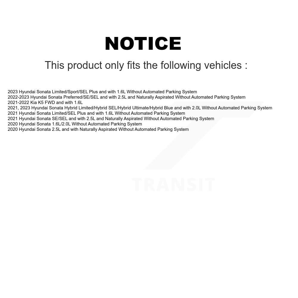 Transit Auto - KBB-132950 - Front and Rear Wheel Bearing and Hub Assembly Kits image 19