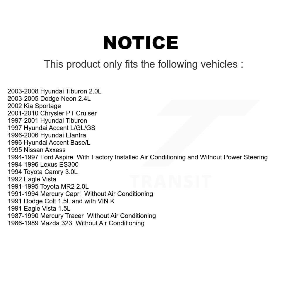 Kobra - KBR-5040345 - Alternator and Water Pump Serpentine Belt image 9
