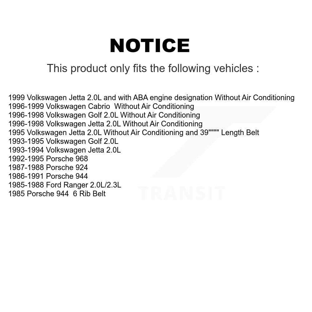 Kobra - KBR-5060390 - Alternator and Water Pump Serpentine Belt image 9