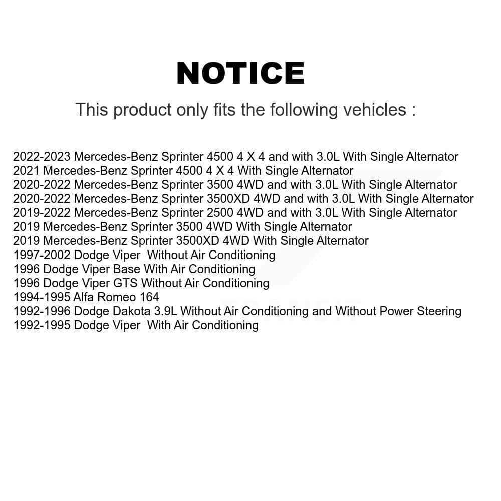 Kobra - KBR-5070776 - Main Drive Serpentine Belt image 9